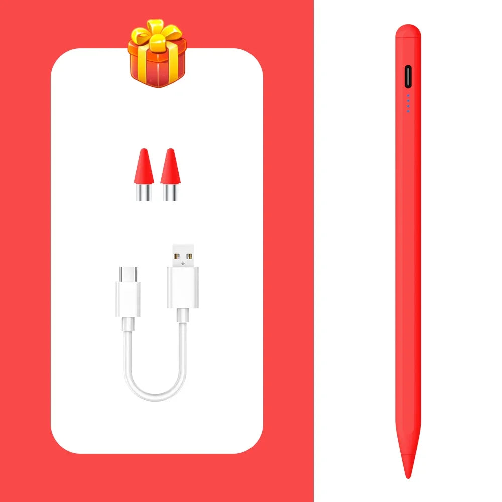 Bolígrafos ópticos para Samsung Galaxy Tab A9 A9 + S9FE S9 + S8 + S7 + S7FE S6lite A7 A8 A7lite lápiz táctil inclinable recargable para Xiaomi Android