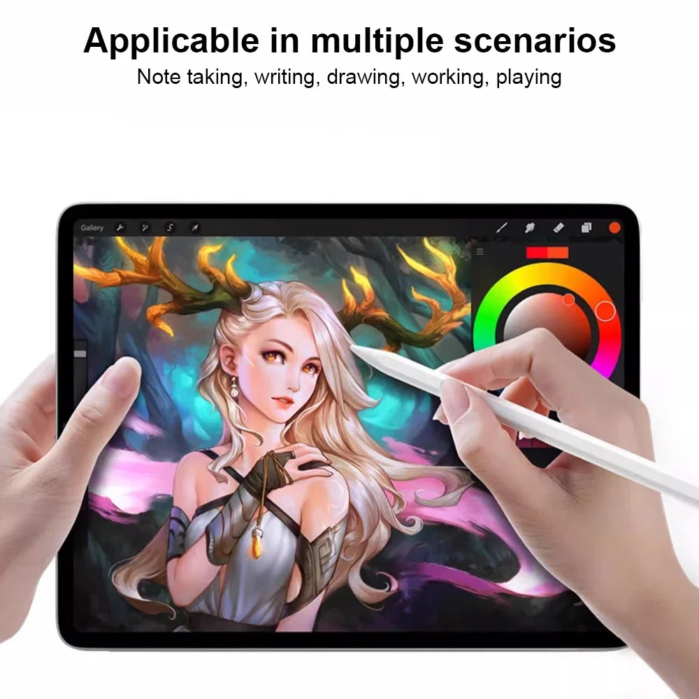 Bolígrafos ópticos para Samsung Galaxy Tab A9 A9 + S9FE S9 + S8 + S7 + S7FE S6lite A7 A8 A7lite lápiz táctil inclinable recargable para Xiaomi Android