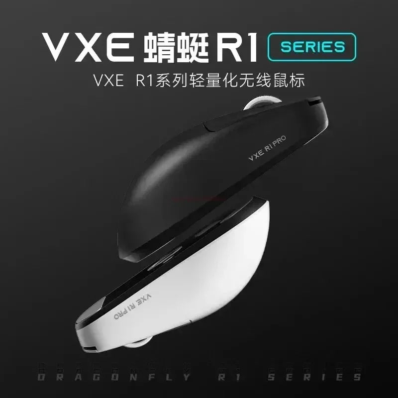 Vxe Dragonfly R1 serie ratón inalámbrico R1 Se peso ligero Paw3395 Nordic52840 2khz velocidad inteligente X bajo retardo Fps juego ratón regalo