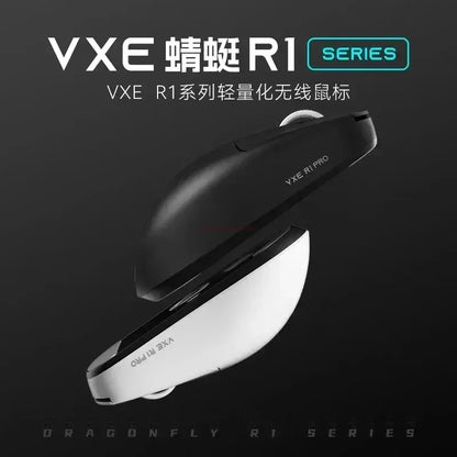 Vxe Dragonfly R1 serie ratón inalámbrico R1 Se peso ligero Paw3395 Nordic52840 2khz velocidad inteligente X bajo retardo Fps juego ratón regalo