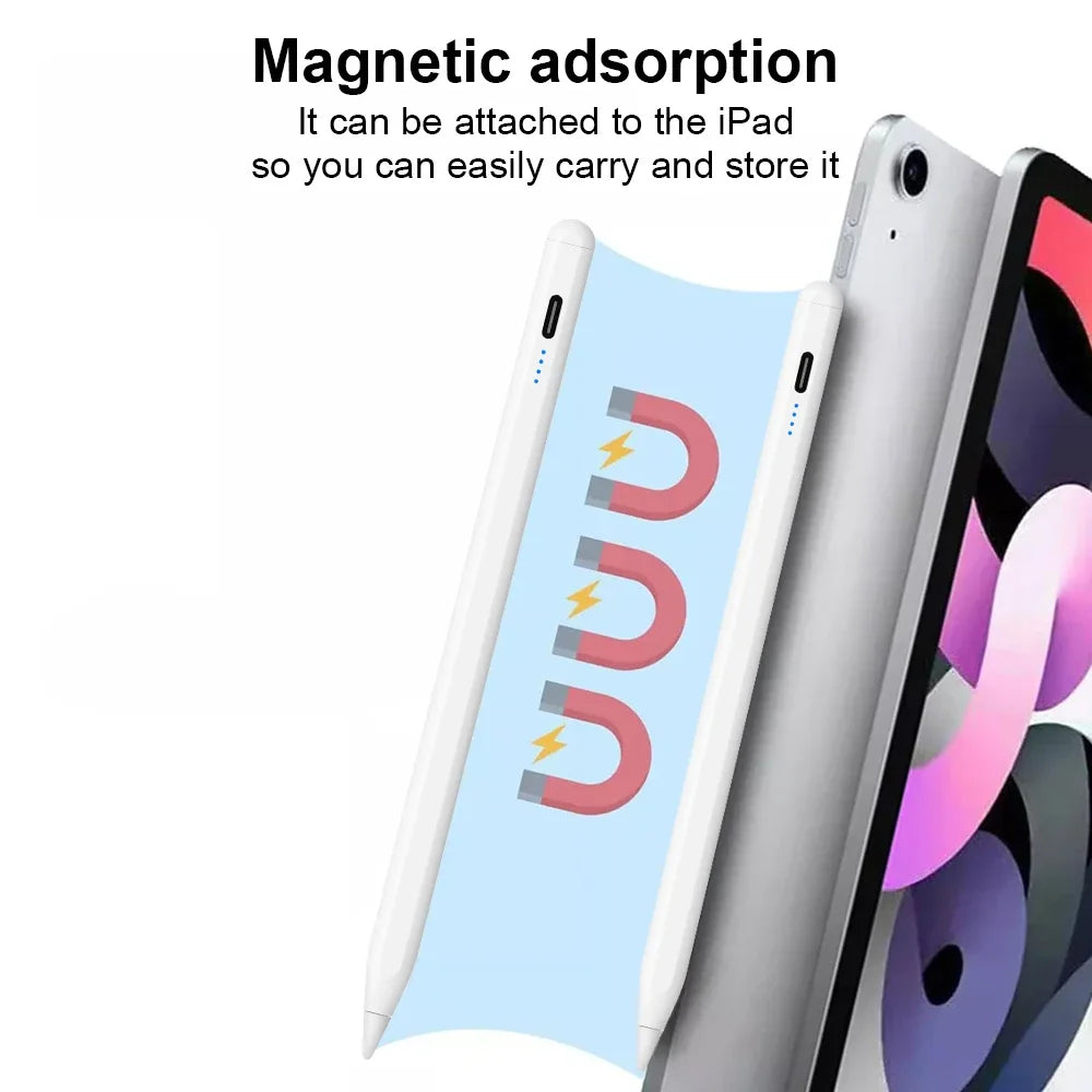 Bolígrafos ópticos para Samsung Galaxy Tab A9 A9 + S9FE S9 + S8 + S7 + S7FE S6lite A7 A8 A7lite lápiz táctil inclinable recargable para Xiaomi Android
